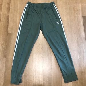 Green Adidas Track pants/joggers